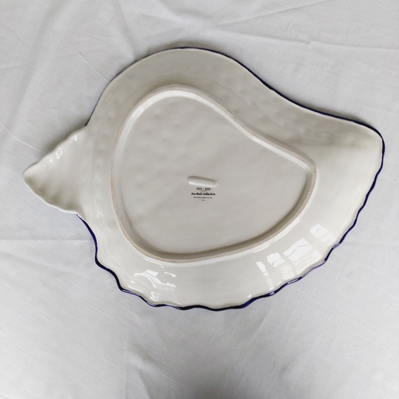 Style-Eyes By Baum Bros. Seashell Collection Serving Platter Plate - Picture 4 of 5